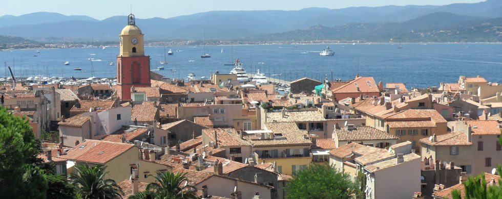 LINGUAROM nauka francuskiego Poznań, widok na Saint Tropez